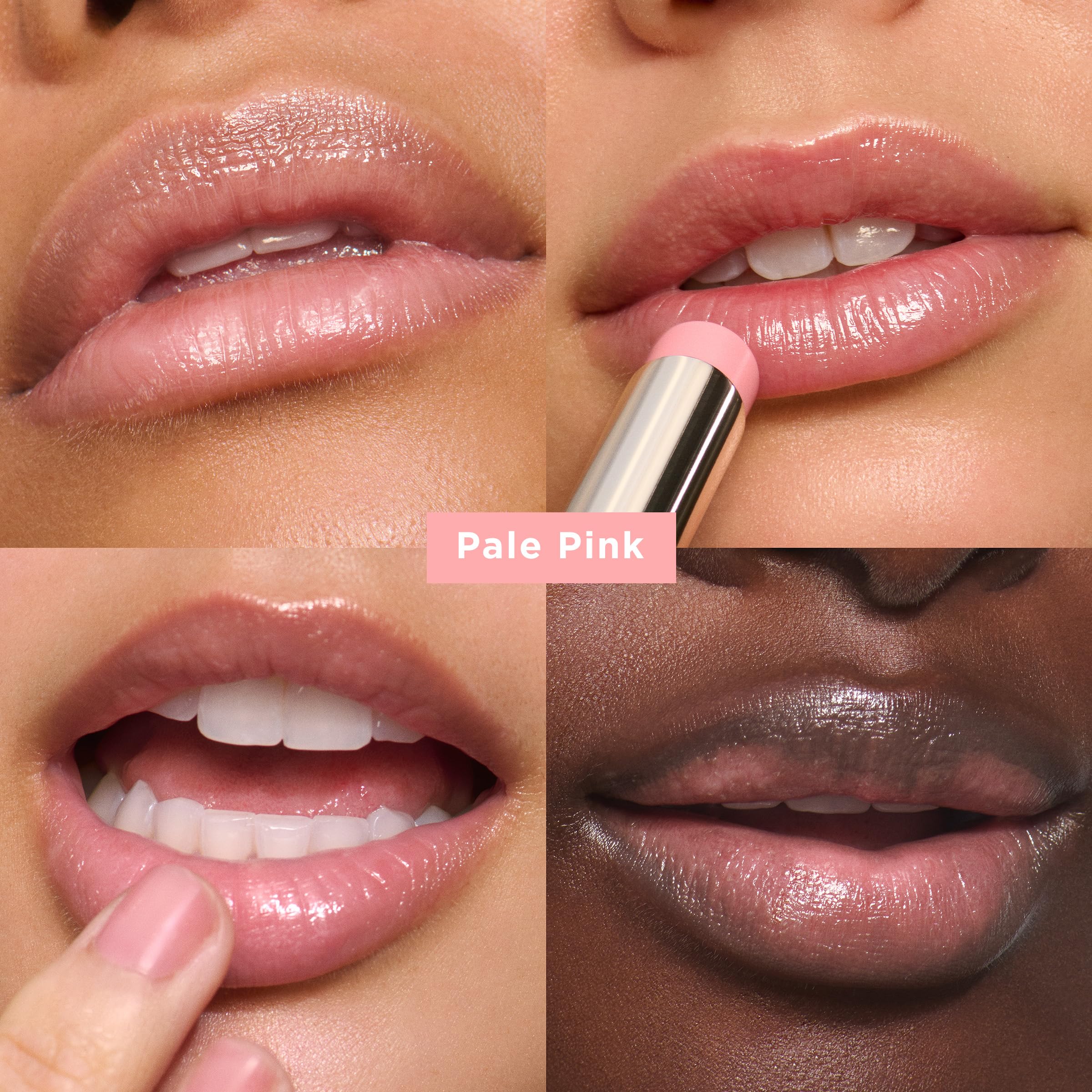 Clarins Lip Oil Balm pale pink tube ready for quick touch-ups.
