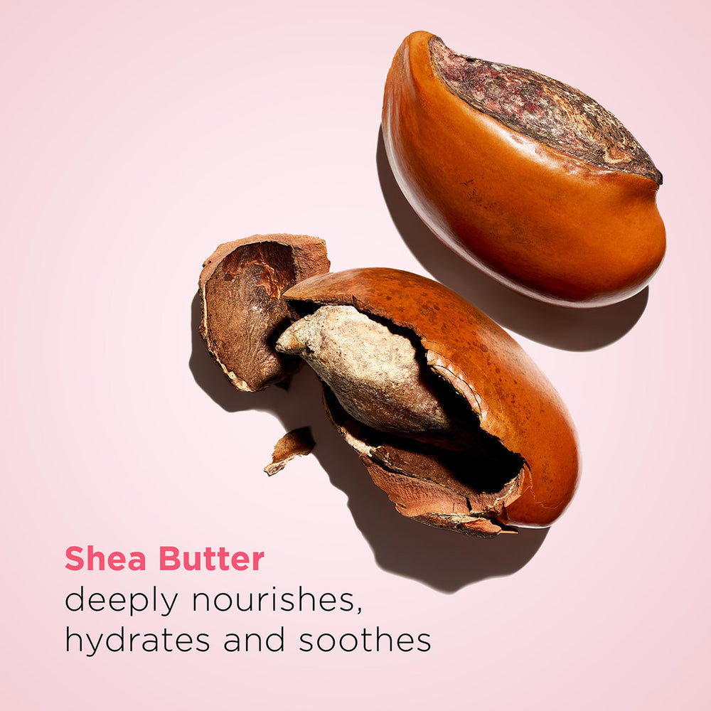Clarins Moisture-Rich Body Lotion imagery highlighting shea butter richness for nourished skin
