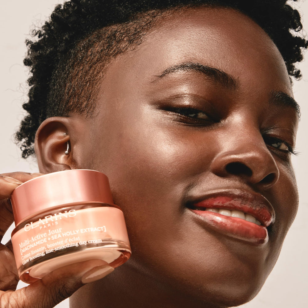 Clarins Multi-Active Día, hidratación 24h para confort durante todo el día.