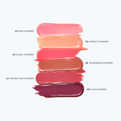 Clarins Natural Lip Perfector enriched with shea butter for hydration.