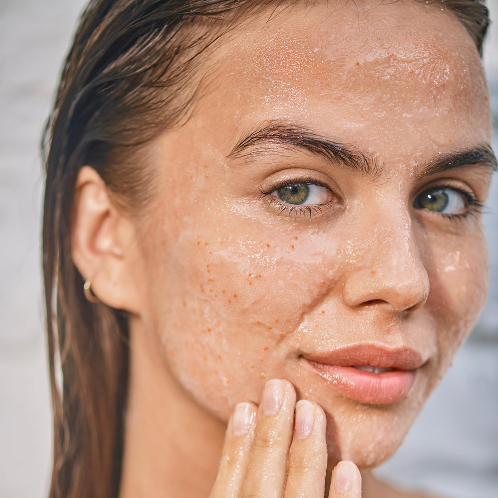 Daily-use scene with Clarins One-Step Gentle Exfoliating Cleanser