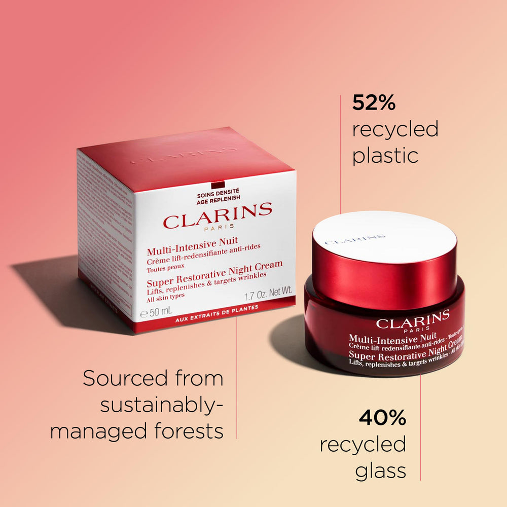 Aceite Harungana presente en la crema nocturna de Clarins para nutrición.