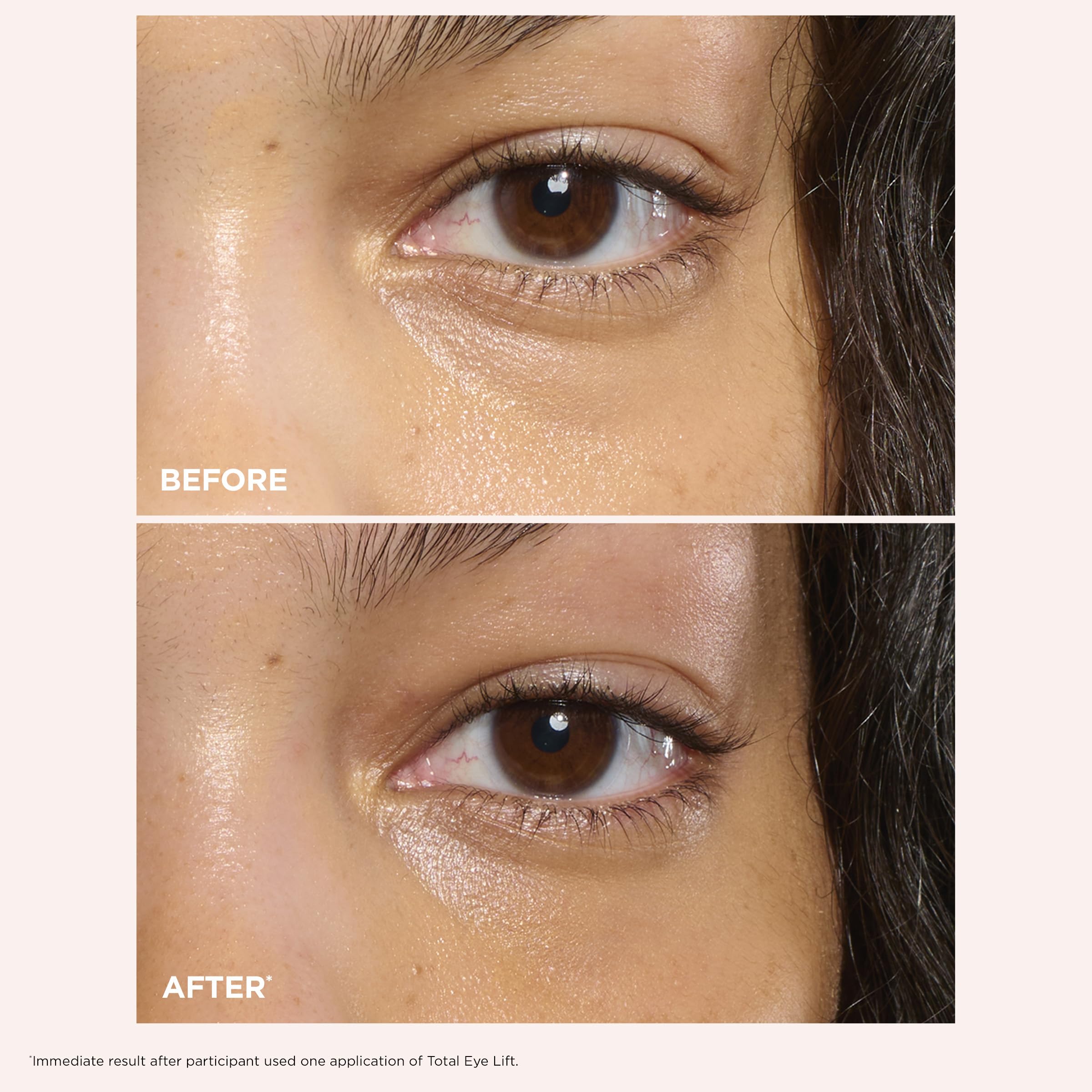 Clarins Total Eye Lift over-lid glide, helps prep the eyelid area