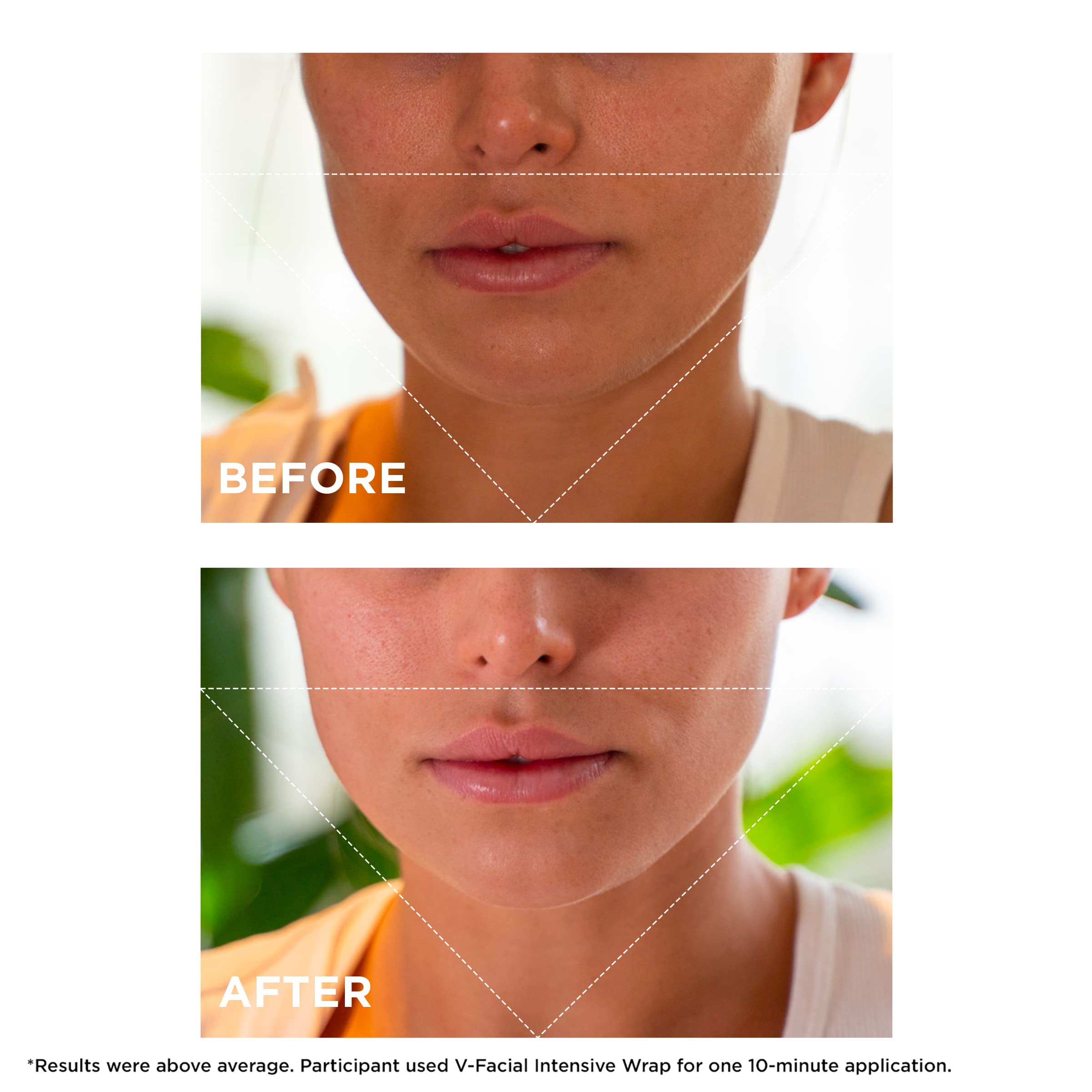 Clarins V-Facial Intensive Wrap Mask with ginger extract detail suggesting brightening support