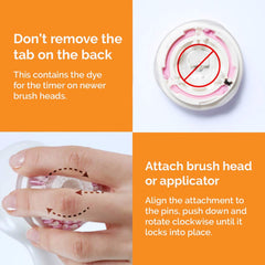 Clarisonic Sensitive brush head for Smart Profile Uplift with plush cushioning