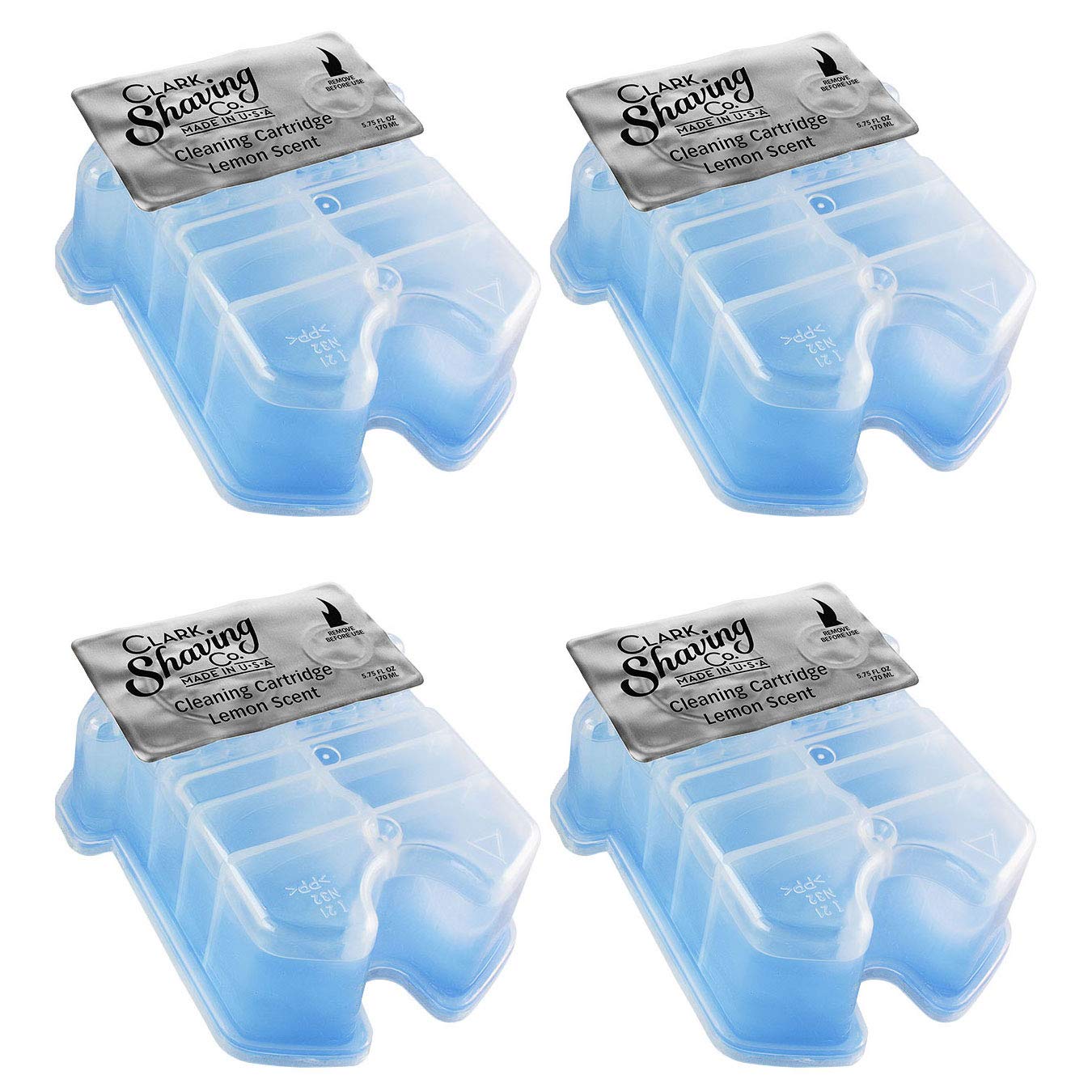 Clark Shaving Co. CCR refill cartridge for Braun Clean & Renew keeps shaver clean and lubricated.
