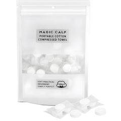 Toalla Classycoo comprimida, 100 piezas en caja, ideal para viajes.