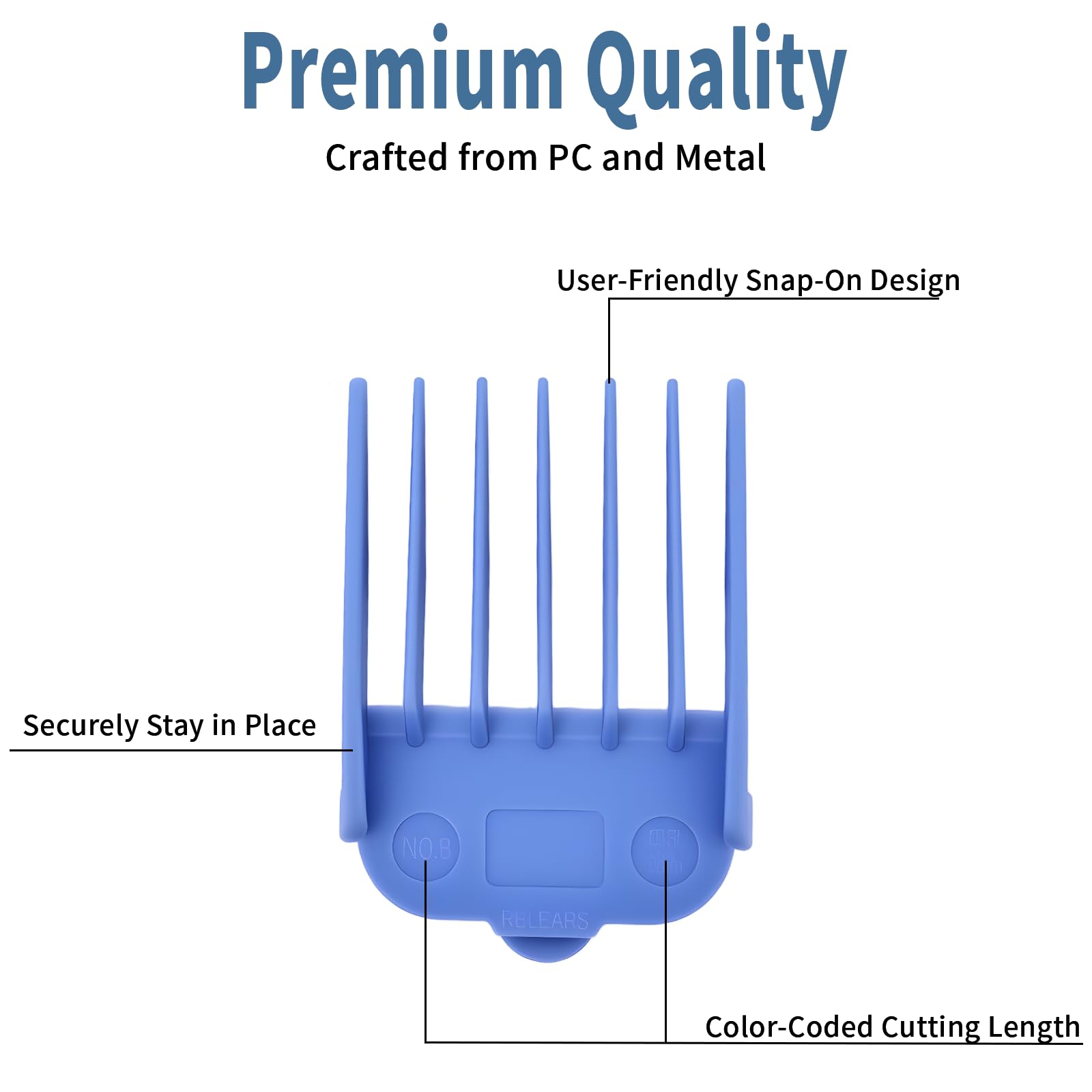 Clasura durable PC and metal guards endure daily clipping and easy cleaning
