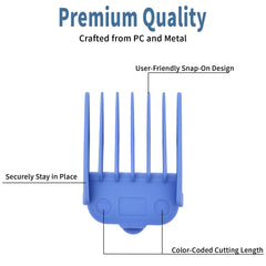 Clasura durable PC and metal guards endure daily clipping and easy cleaning