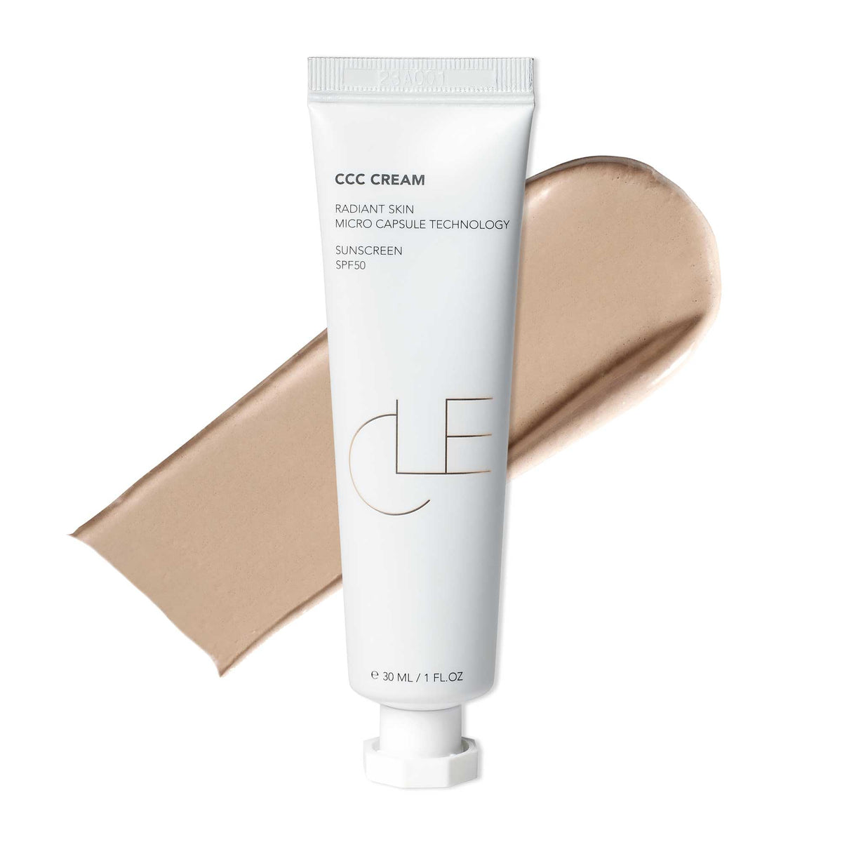 CLE Cosmetics CCC Cream Warm Light 106 bottle showcases portable, all-in-one coverage.