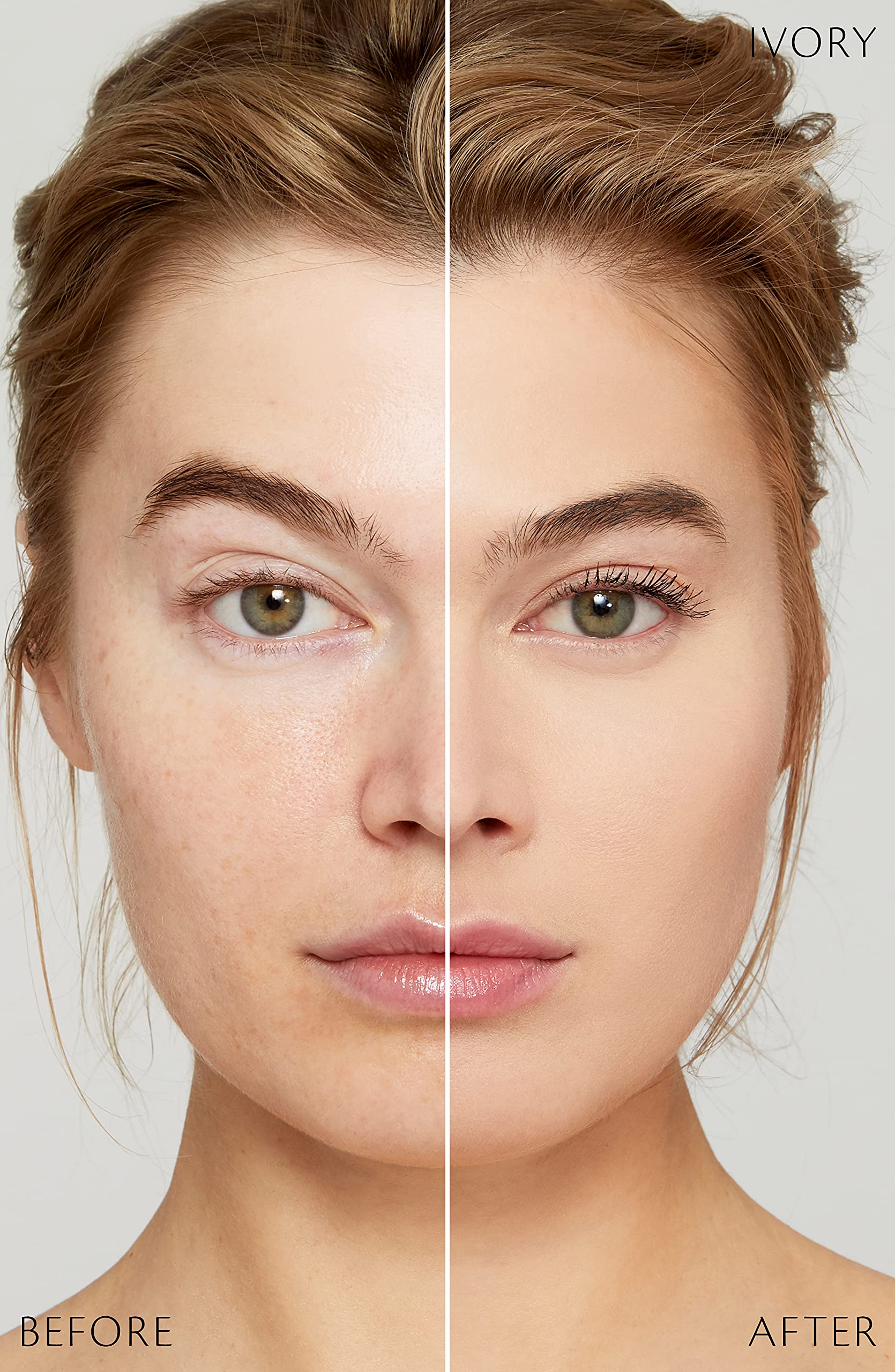 Clé de Peau Beauté Concealer SPF 27 Ivory applied under-eye for radiant finish.