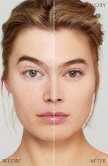 Clé de Peau Beauté Concealer SPF 27 Ivory applied under-eye for radiant finish.