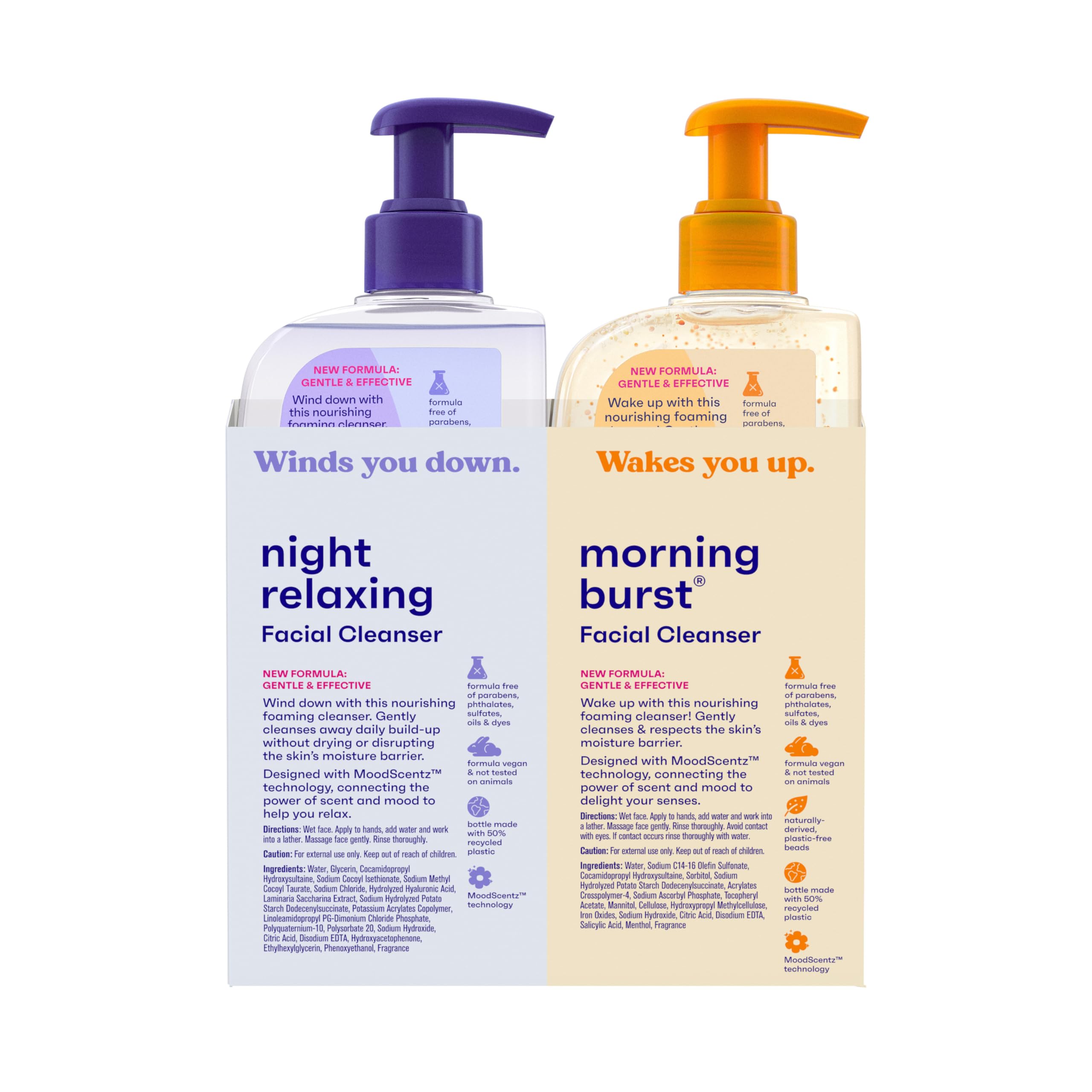 Clean & Clear daily routine morning cleanse in a bathroom setting.