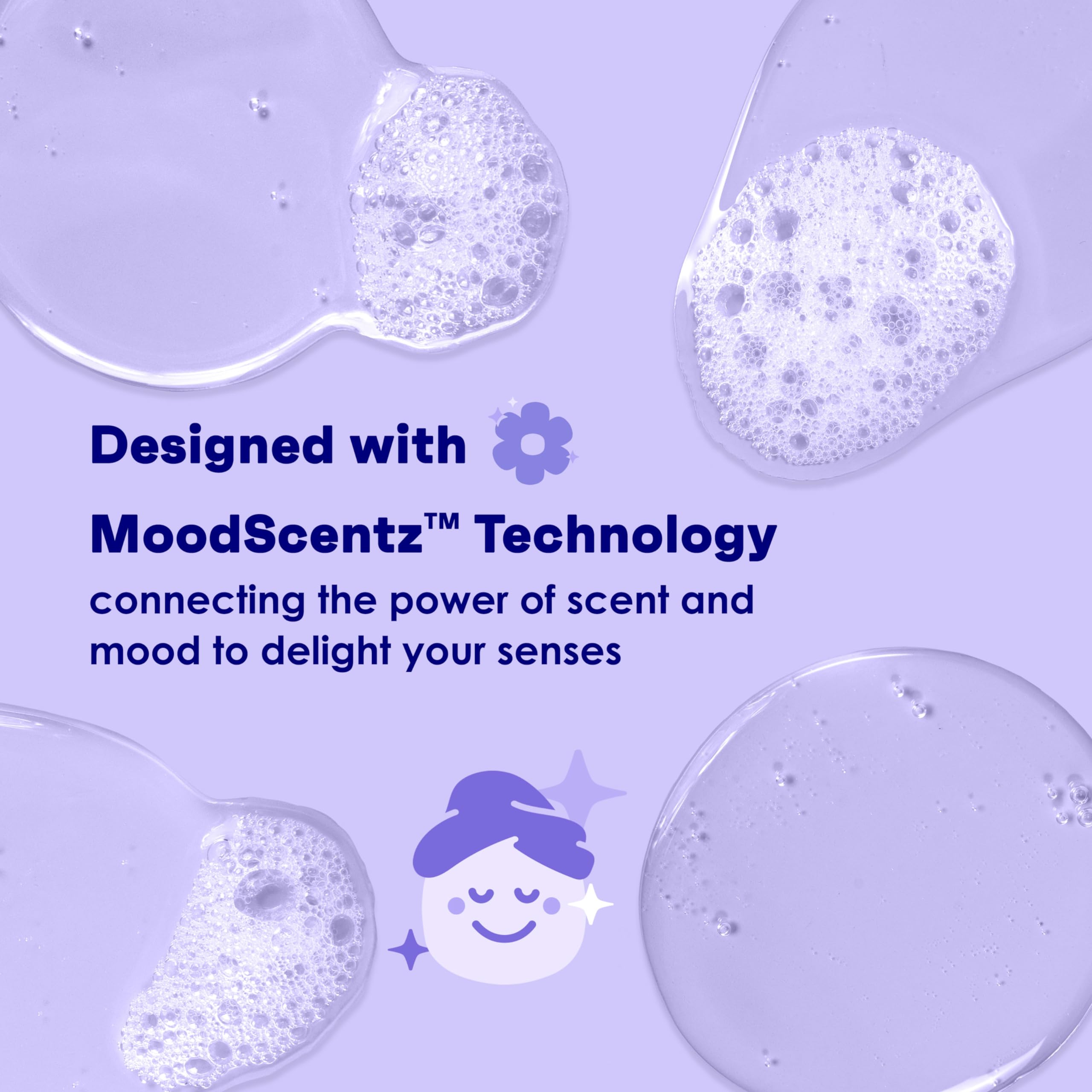 Rinse-off action of Clean & Clear Night Relaxing Deep Cleaning Face Wash on skin.