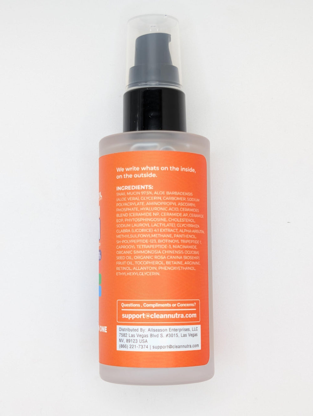 Suero Clean Beauty Ceramidas, mantiene hidratación diaria.