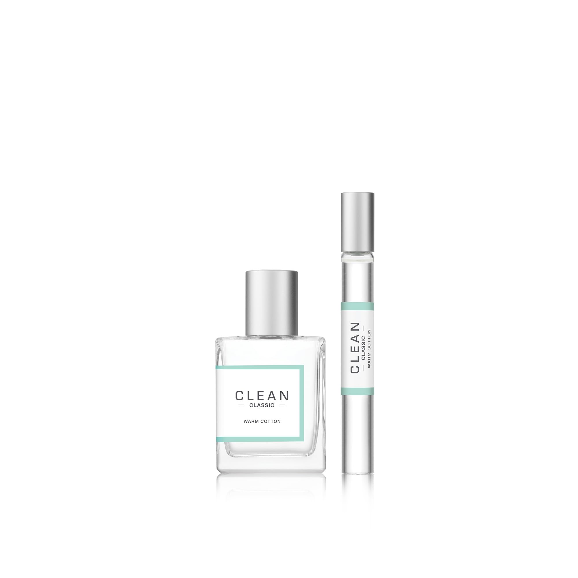 CLEAN CLASSIC Warm Cotton duo label design highlights premium branding.