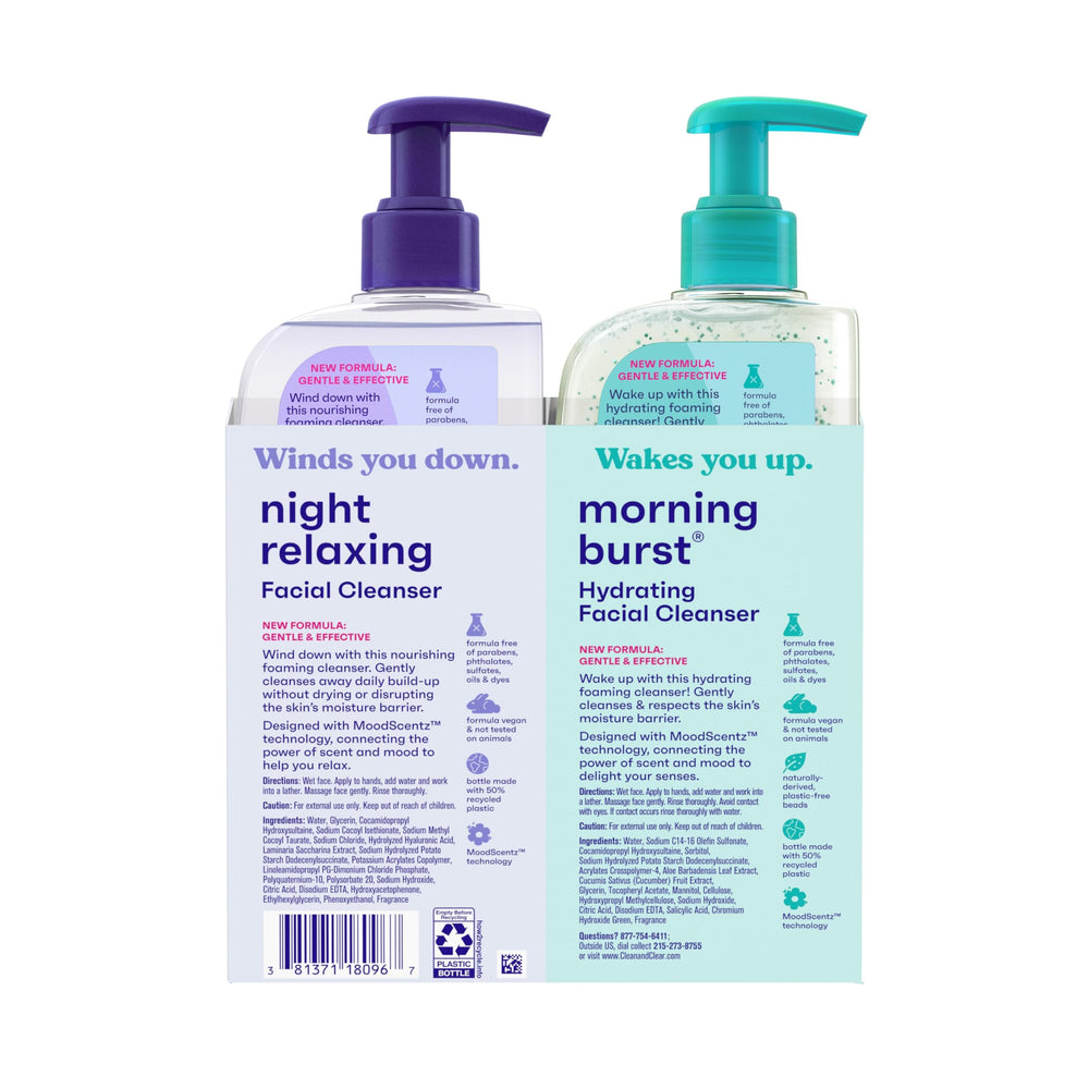 Clean & Clear Night Relaxing aroma calmante para relajarse al dormir.