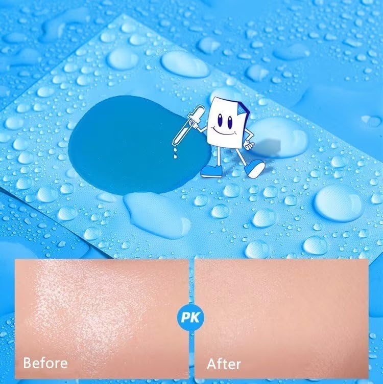 Packaging detail showing travel-friendly design of Clean & Clear blotting sheets.