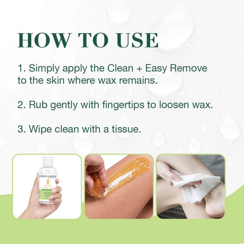 Clean + Easy post-wax care on-the-go bottle for convenient use anywhere
