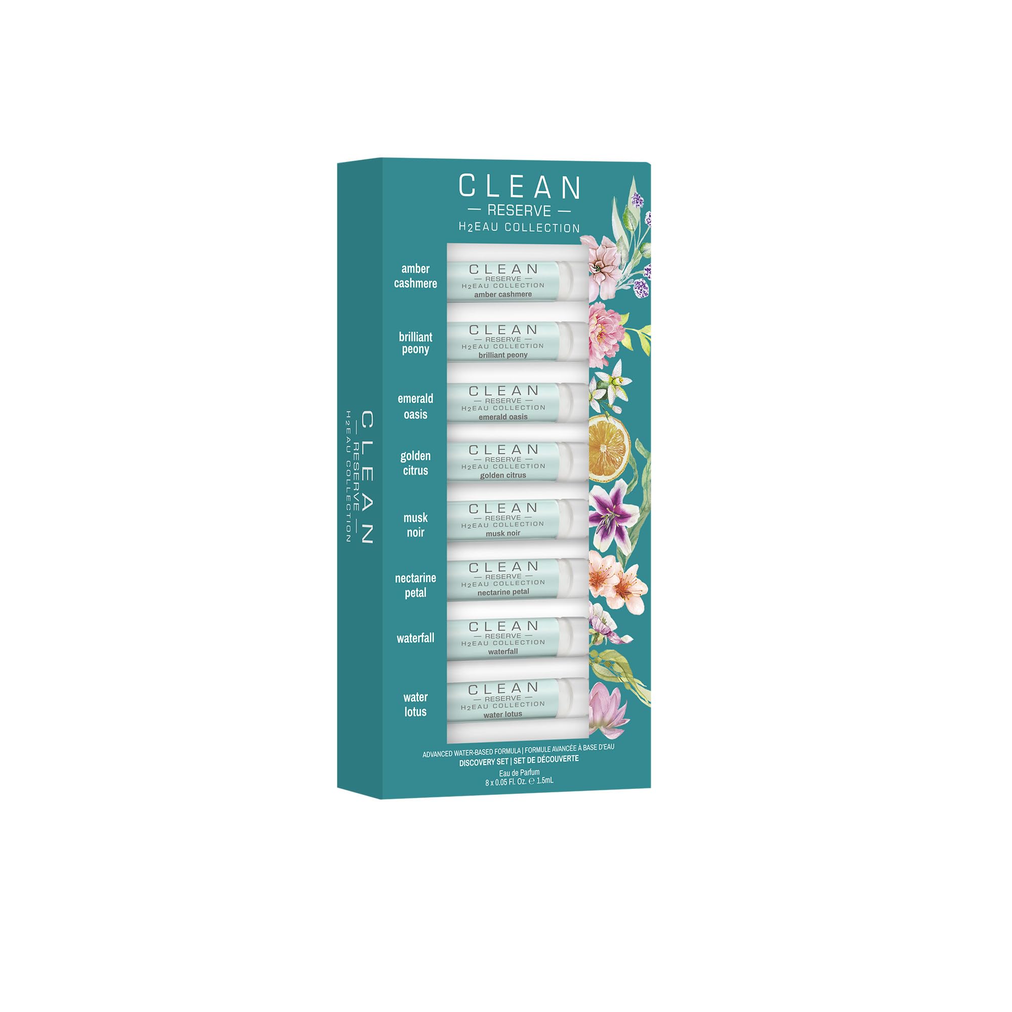 CLEAN H2EAU Amber Cashmere dabber vial for everyday refresh
