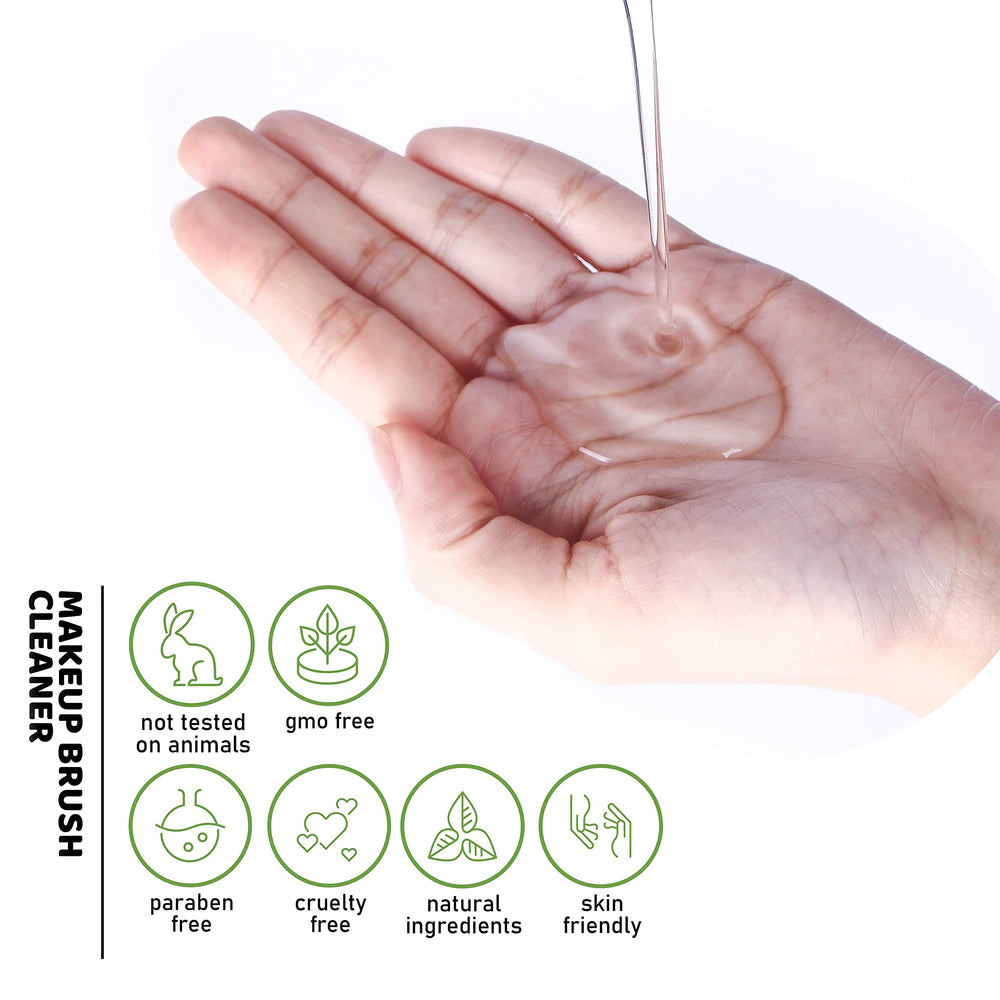 Clean-n-Fresh liquid foam cleanser for brush cleaning