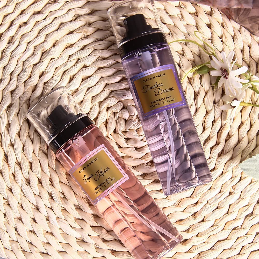 Clean-n-Fresh cruelty-free logo signaling a guilt-free fragrance choice.