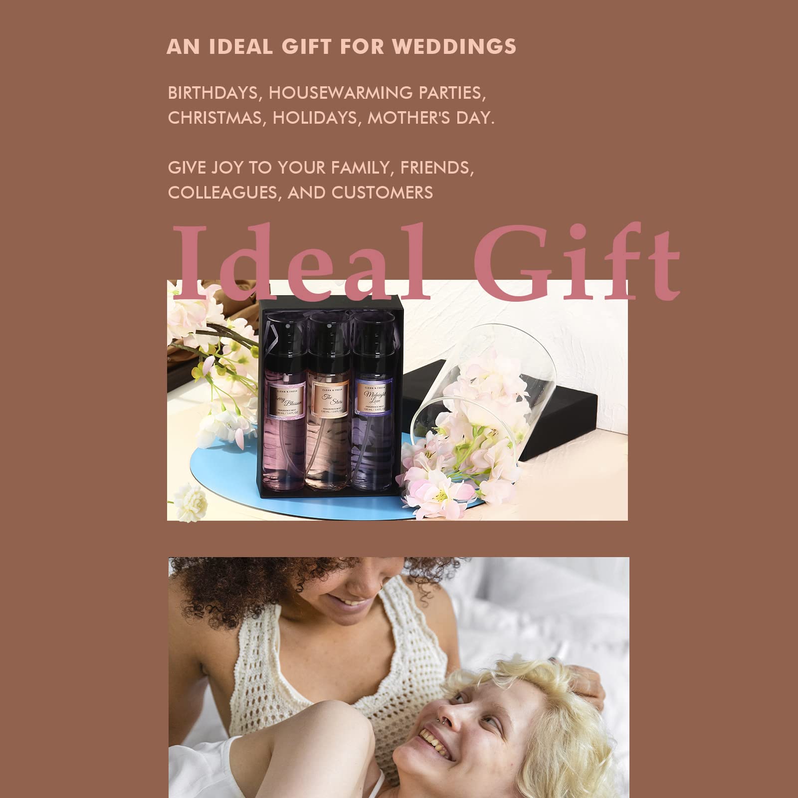 Clean-n-Fresh Gift Set Display shows a versatile trio suitable for gifting events.