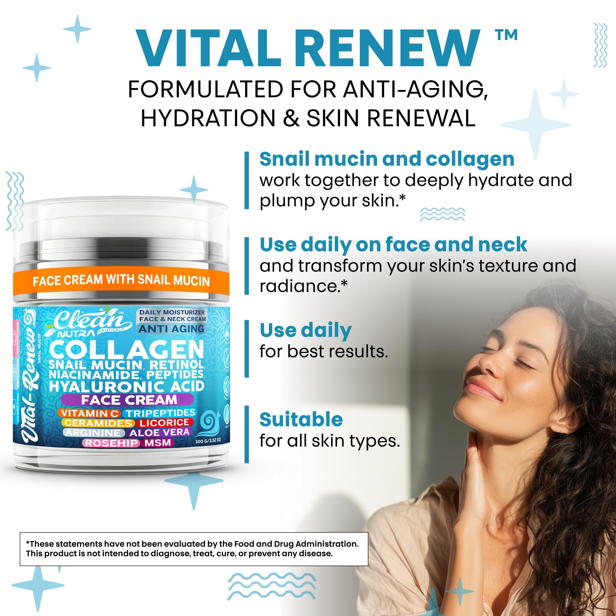 Vital Renew ceramidas fortalecen la barrera y protegen la piel.