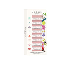 CLEAN RESERVE discovery set packaging with eight 1.5ml samples for on-the-go testing