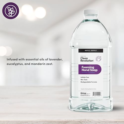 Envase de recarga Clean Revolution para rellenar dispensadores.