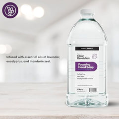 Envase de recarga Clean Revolution para rellenar dispensadores.