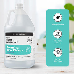 Clean Revolution Envase Refill Ecoamigable, reduce residuos plásticos