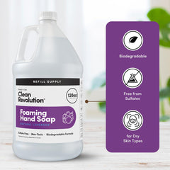Clean Revolution espuma rica y humectante para manos