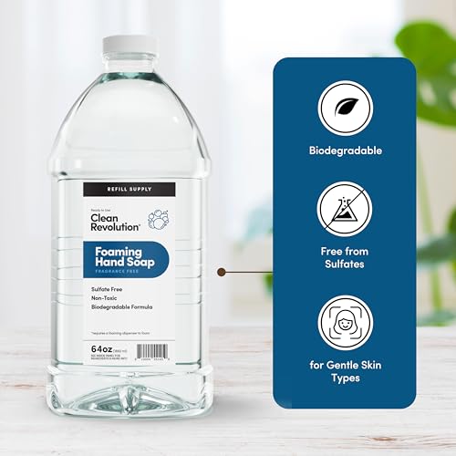 Etiqueta sin fragancia Clean Revolution para piel sensible
