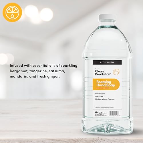 Etiqueta de fragancia Dreamy Citrus de Clean Revolution.
