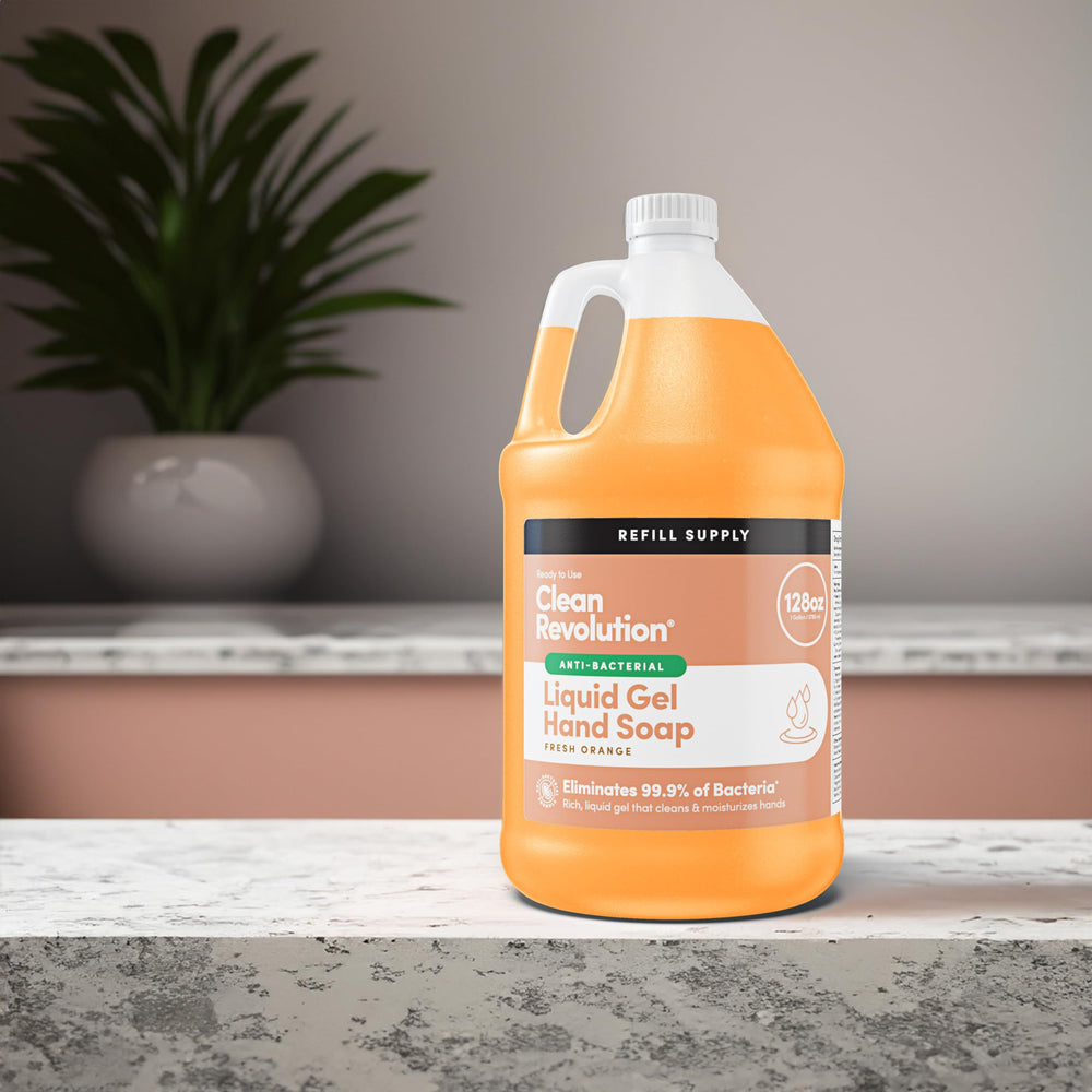 Clean Revolution hand soap lather demonstrates rich, gentle cleansing