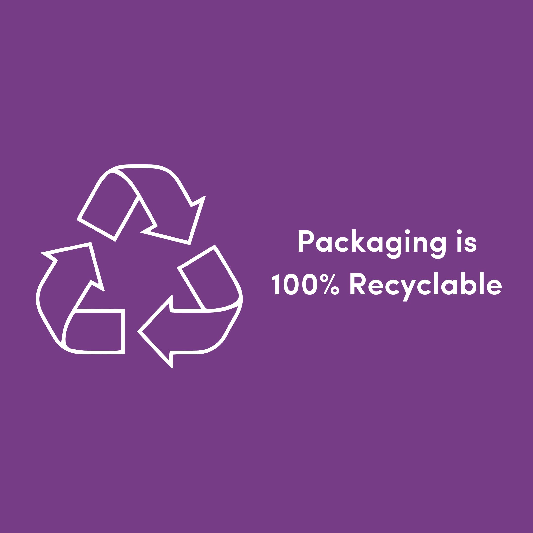 Clean Revolution recyclable packaging emphasizes sustainability and responsible disposal.