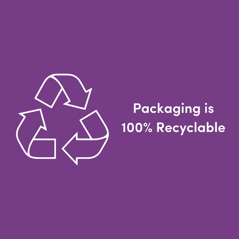 Clean Revolution recyclable packaging emphasizes sustainability and responsible disposal.