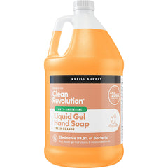 Clean Revolution refill gallon pour reduces waste with a practical refill option
