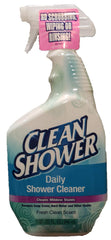 Clean Shower Scrub Free, volcado de la botella, limpieza diaria rápida sin esfuerzo en la ducha.