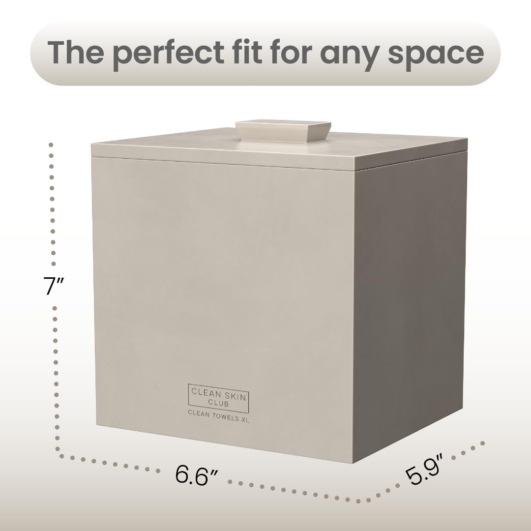 CLEAN SKIN CLUB cement box dimensions emphasize a compact footprint
