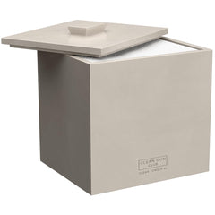 CLEAN SKIN CLUB cement box inside view protects towels for pristine storage