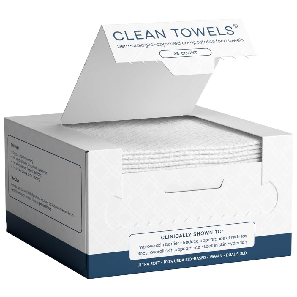 Clean Skin Club - toallas faciales desechables para desmaquillar suavemente