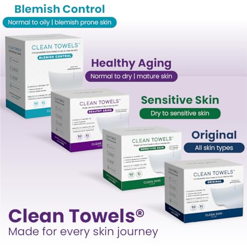 Maquillaje, limpieza y secado en uno con CLEAN SKIN CLUB XL.
