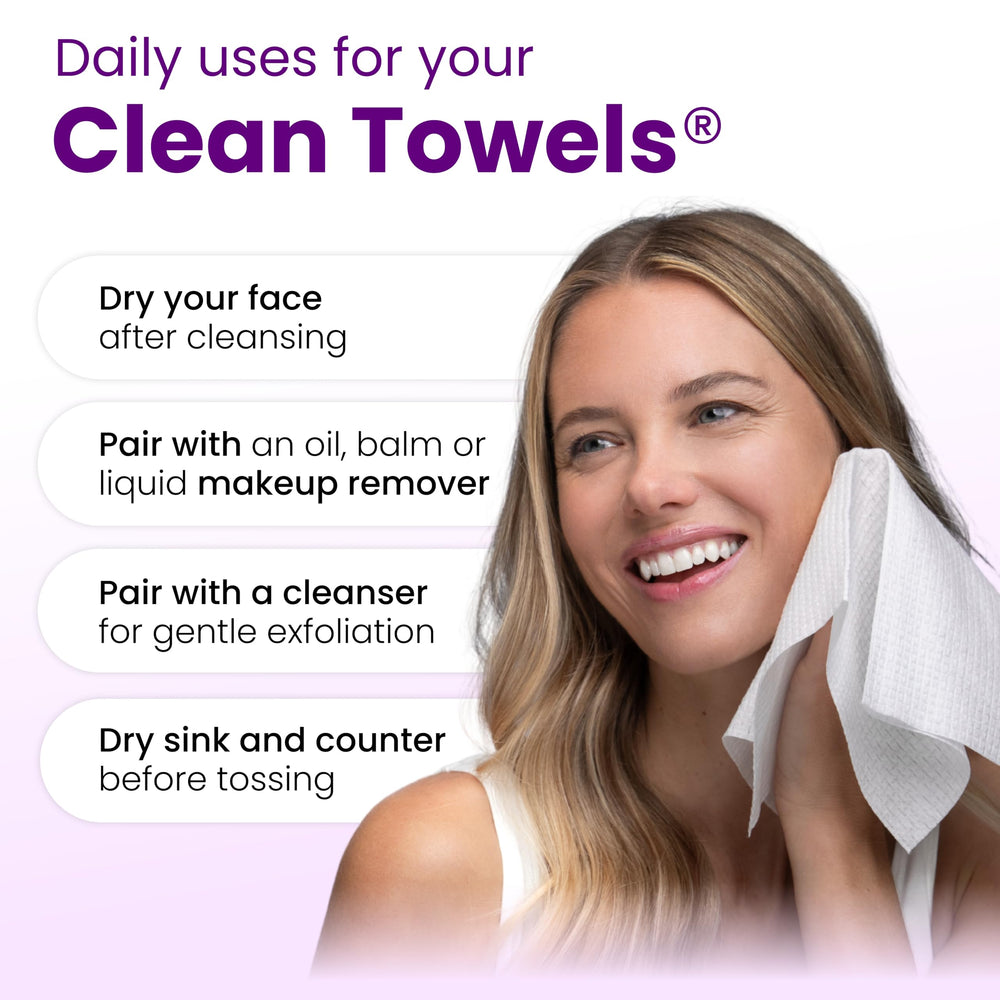 Rutina de cuidado facial más eficiente con CLEAN SKIN CLUB XL.