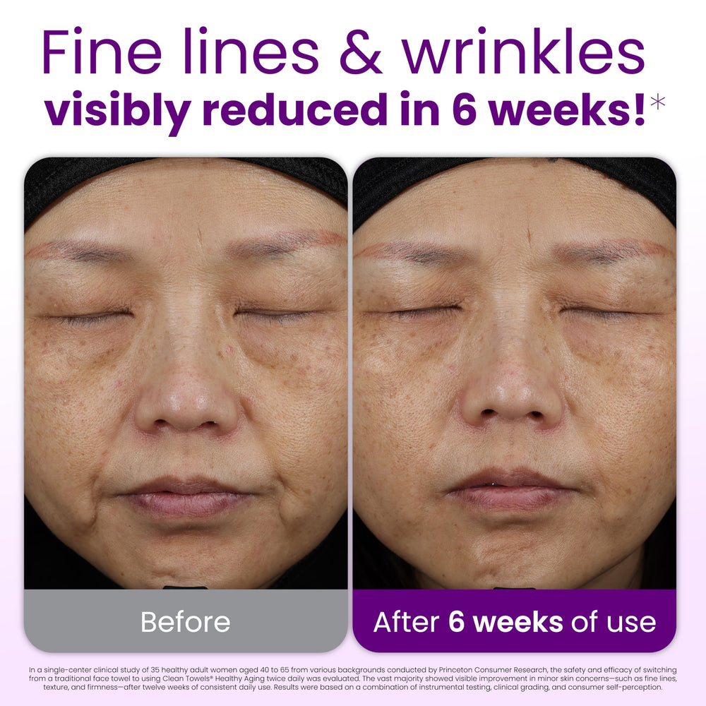 Toallas faciales CLEAN SKIN CLUB XL para secado suave tras la limpieza.