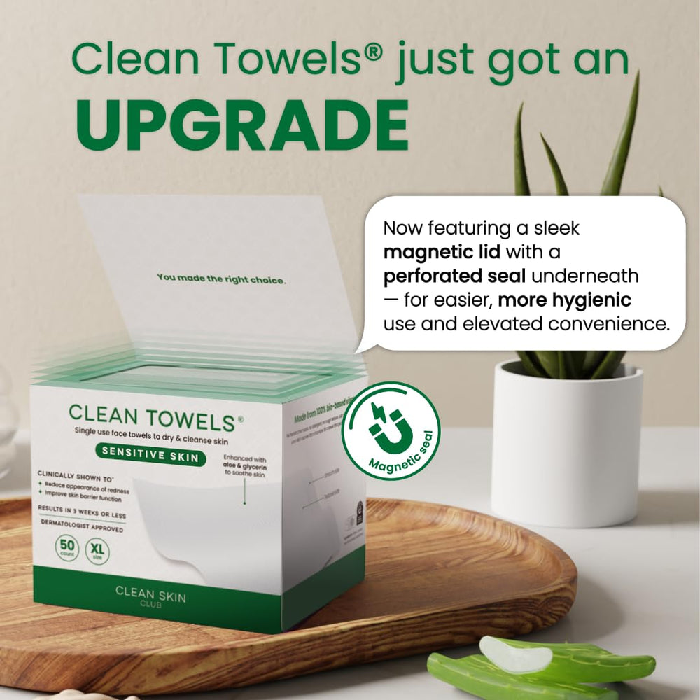 CLEAN SKIN CLUB Toallas para viaje: convenientes y compactas para rutinas fuera de casa