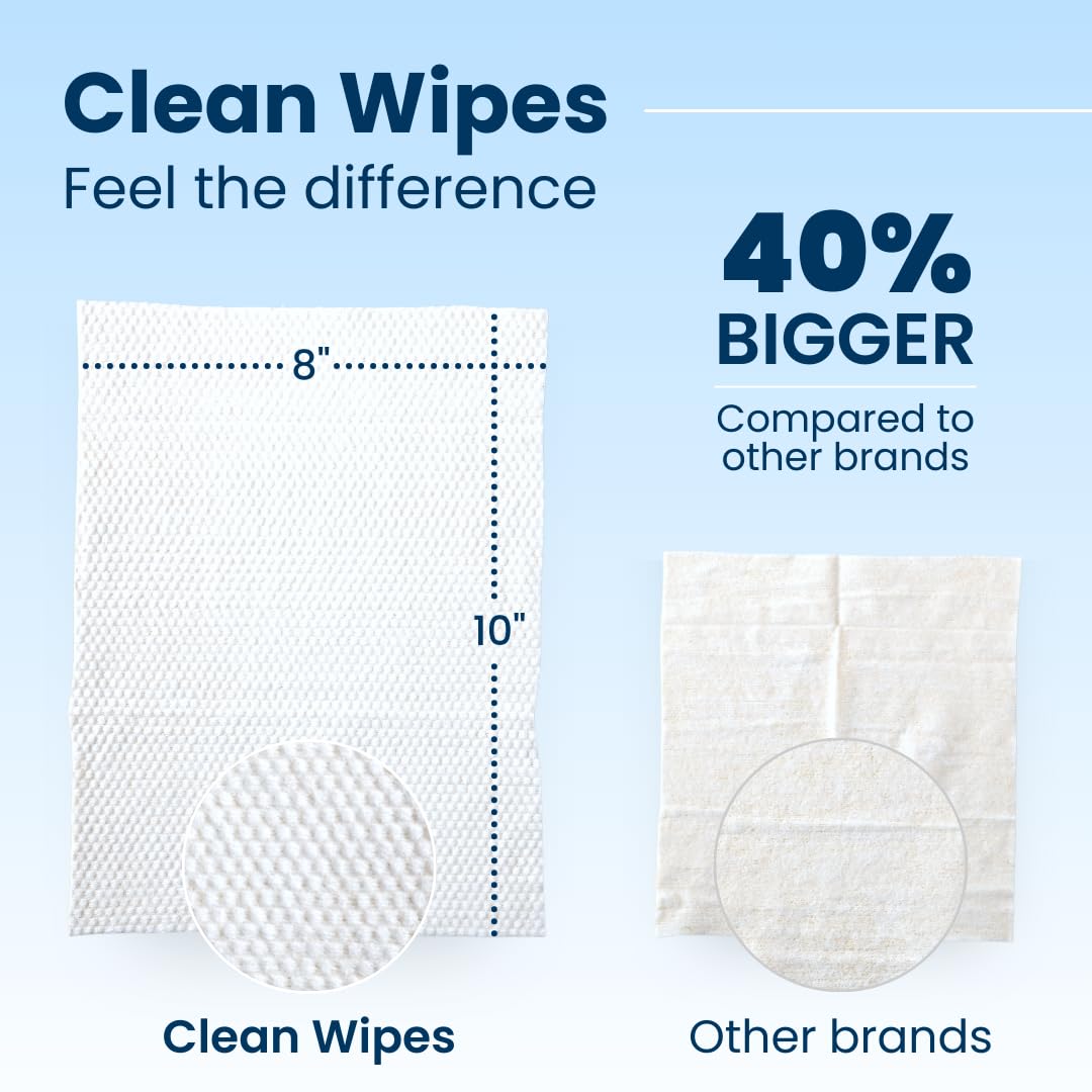 Toallitas grandes Clean Skin Club XL para desmaquillar de forma rápida.