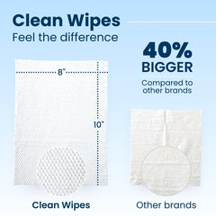 Toallitas grandes Clean Skin Club XL para desmaquillar de forma rápida.