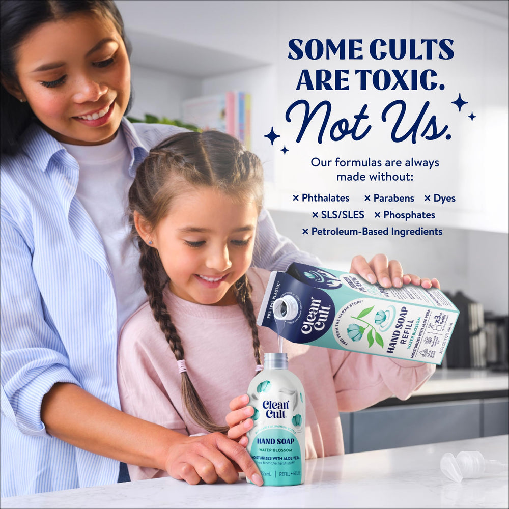 Cleancult con aloe vera y aceites esenciales para piel suave.